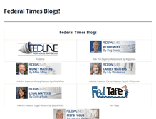 Tablet Screenshot of blogs.federaltimes.com